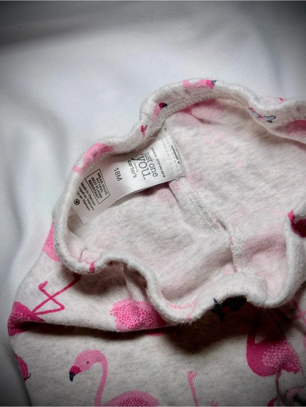 Carter's Pink Flamingo Print Kids Pajamas